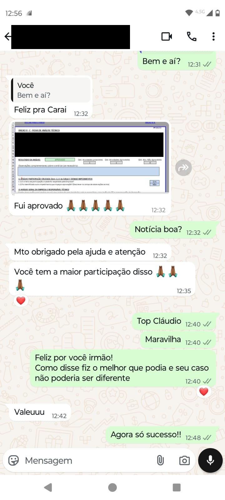 Depoimento de cliente