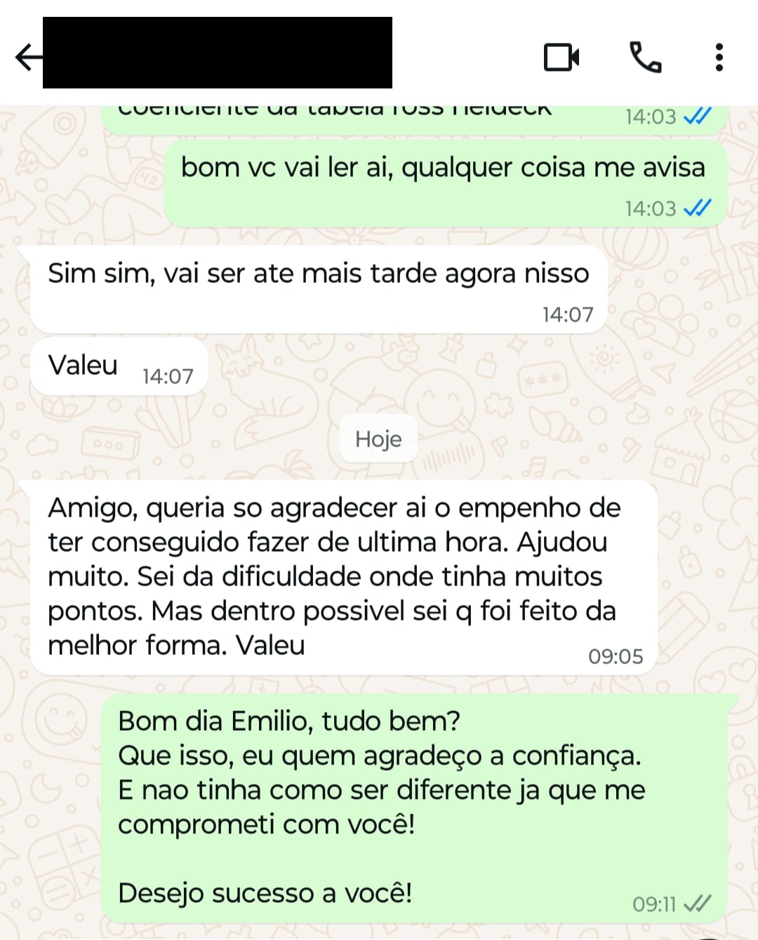 Depoimento de cliente